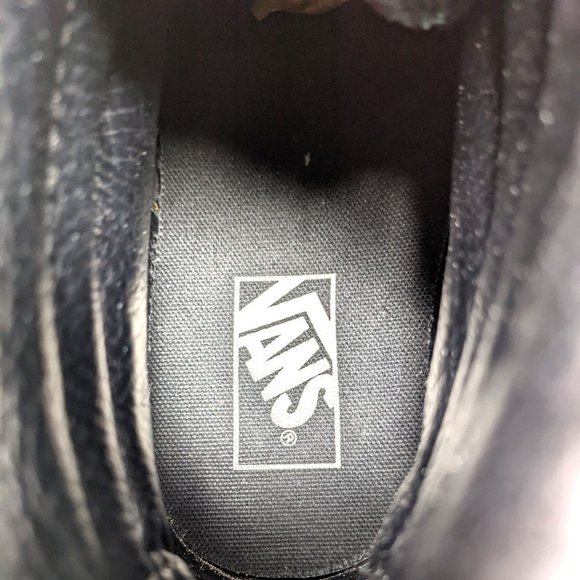 Vans Sk8-Hi Top Reissue Refract Black/Multi Suede Leather Sneakers EUC - Picture 8 of 10